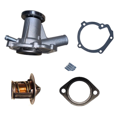 Aic Replacement Parts Water Pump Fits Kubota D950 with Thermostat & Gasket 6652753THERM&GASK